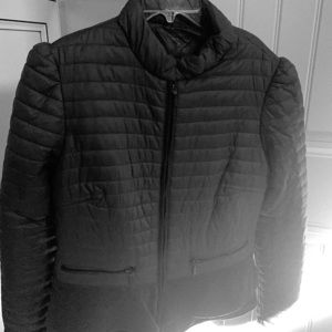 New, designer peplum down jacket